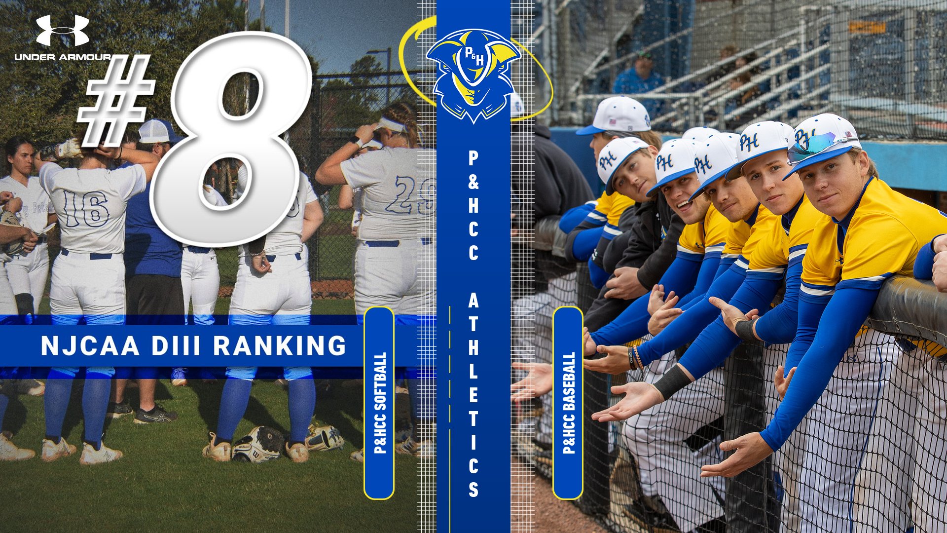 P&HCC Softball Climbs to No. 8 in Rankings, Baseball Knocks Off Back-to-Back No. 1 Opponents