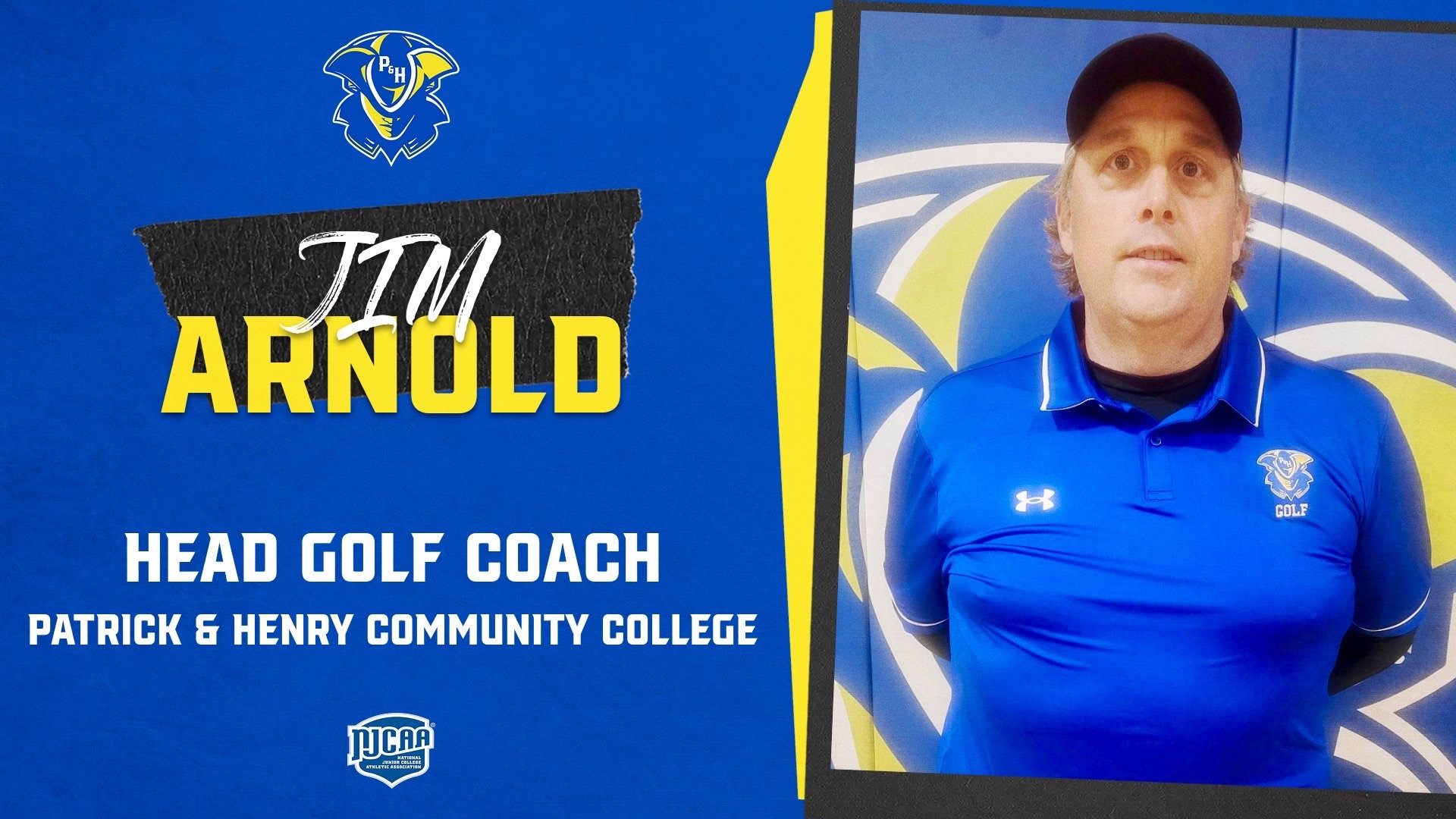 Jim Arnold Named P&HCC Golf Coach