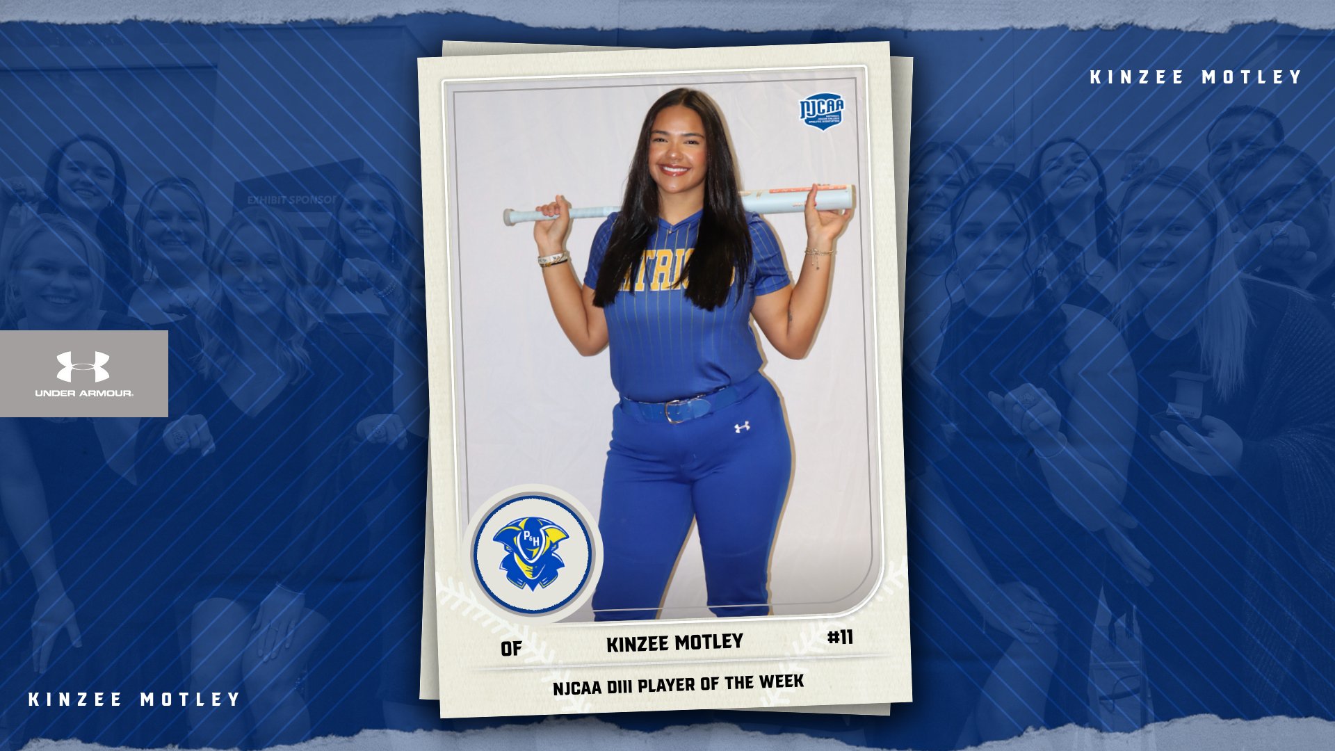 Softball's Motley Earns NJCAA Division III Player of the Week Honors